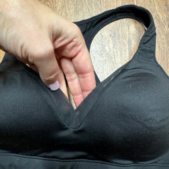 Calia by Carrie Underwood Fixed Cup Medium Support Sports Bra Black Size Small - Picture 3 of 6